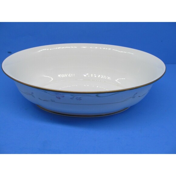 Lenox Debut Collection Constance Oval Vegetable Bowl Gold Trim 9 5/8" - Picture 8 of 10